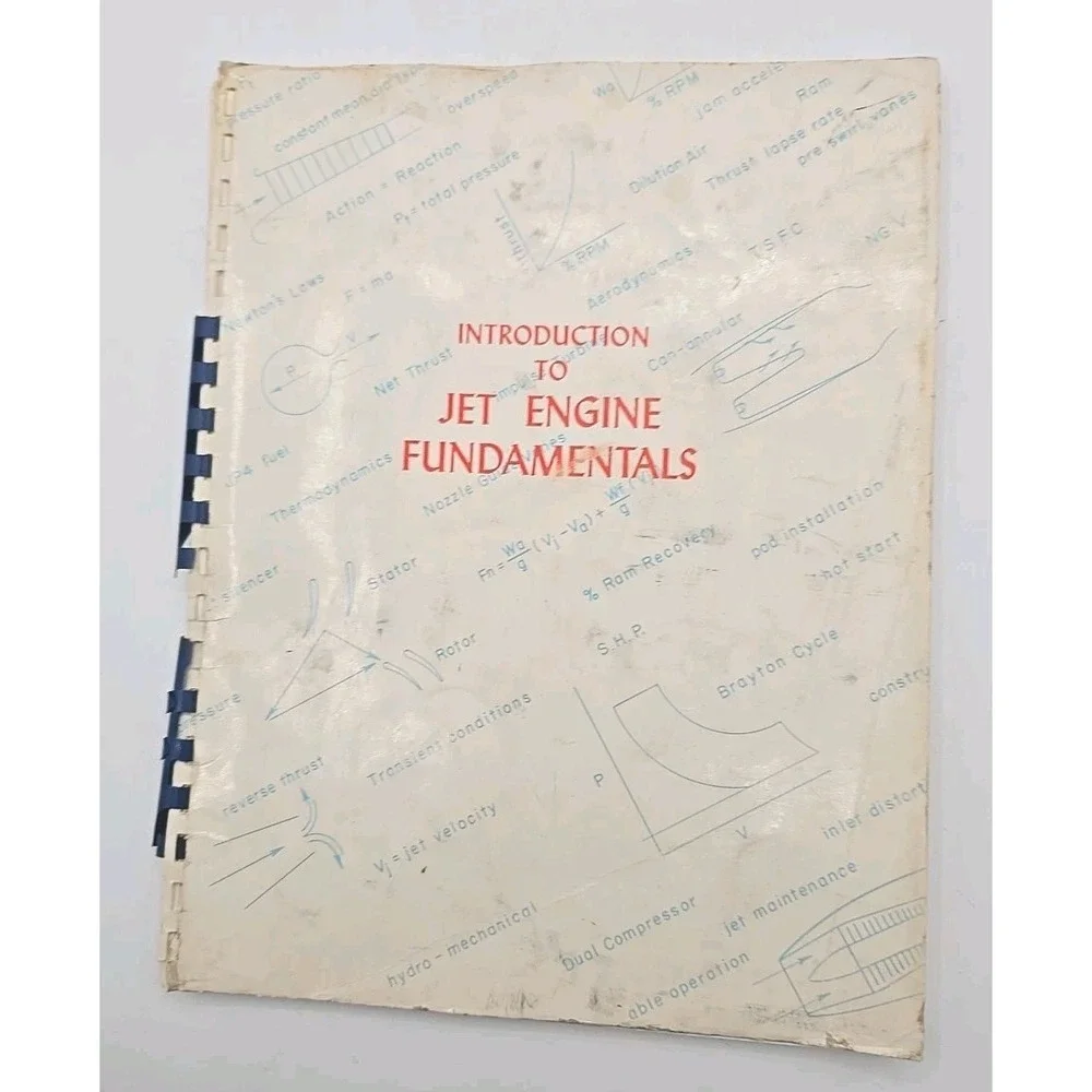 1958 JET ENGINE FUNDAMENTALS Pratt & Whitney Intro to Jet Engines *Spiral* M669